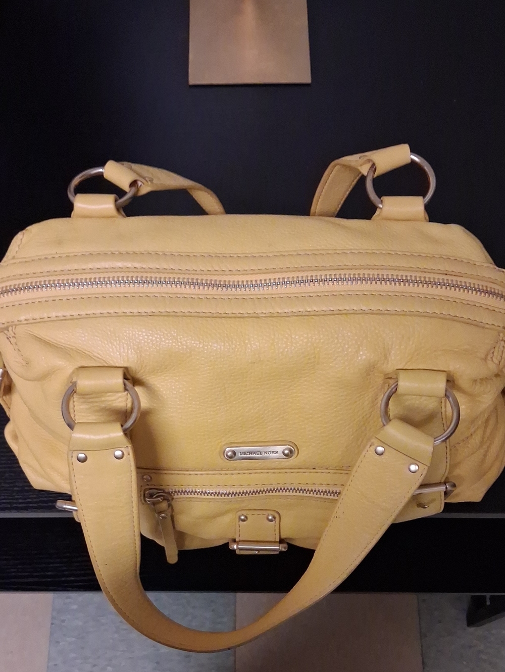 Michael Kors Pebbled Leather Utility Bag - Picture 12 of 13